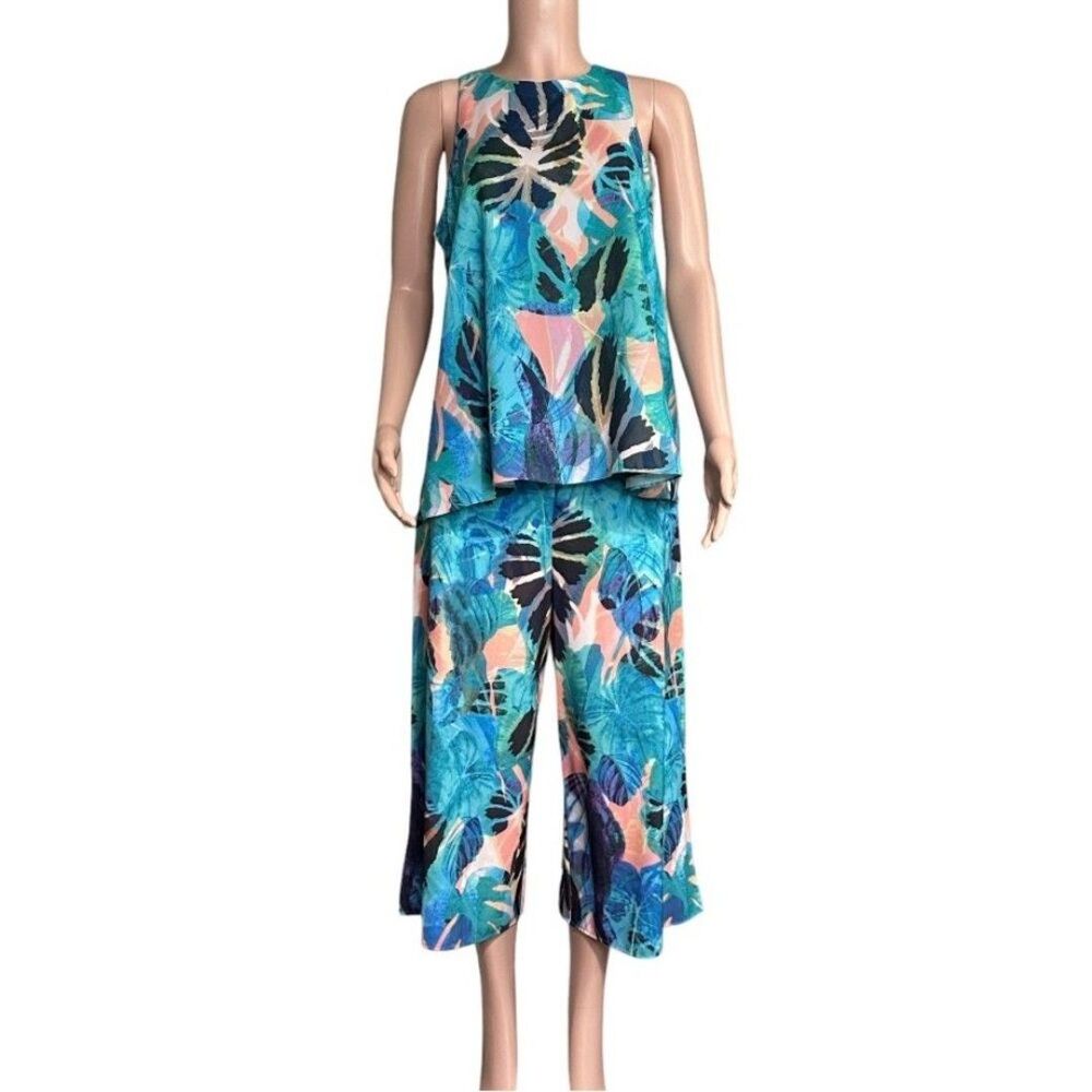 Gianni Bini 2 piece Summer pants set Culottes Wide Leg NWT